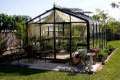 10 x 15 Dark Green Victorian Glass Greenhouses