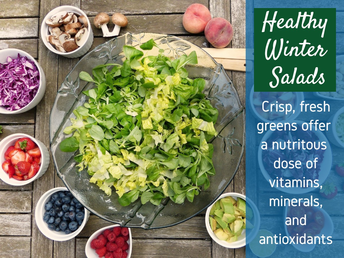Winter salad greens