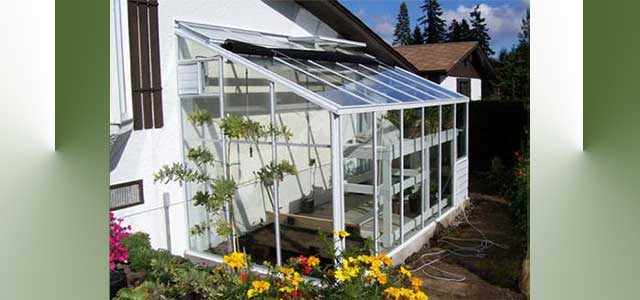 Traditional Glass Lean-to Greenhouse-6'W x 12'L Single Glass