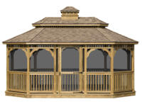 Garden Elliptic Gazebos